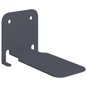 vidaXL Floating Shelf with Shelf 4 pcs Anthracite 6 x 10.8 x 6.6 cm