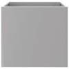 vidaXL Planter Silver 32x30x29 cm Galvanised Steel