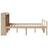 vidaXL Bookcase Bed without Mattress 160x200 cm Solid Wood Pine