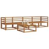 vidaXL Outdoor Sofa Set 5 pcs Natural Solid Acacia Wood