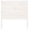 vidaXL Headboard White 106x4x100 cm Solid Wood Pine