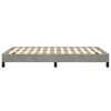 vidaXL Bed Frame without Mattress Light Grey 120x190 cm Small Double Velvet