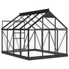vidaXL Greenhouse Replacement Frame Anthracite 155x200.5x191 cm Aluminium
