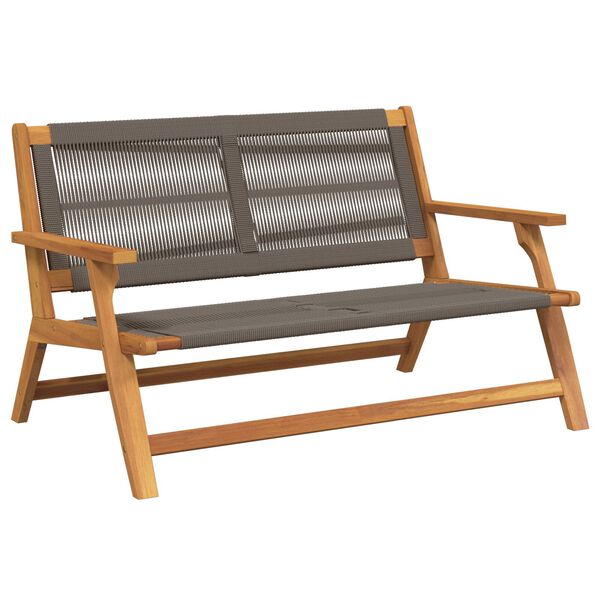 vidaXL Garden Furniture Grey 78 x 122 x 73cm Solid Acacia wood