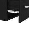 vidaXL Sink cabinet Black Oak 38.5 x 41 x 48 cm Engineered Wood