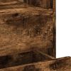 vidaXL Bedside Cabinet Smoked Oak 45x50x50 cm Engineered Wood
