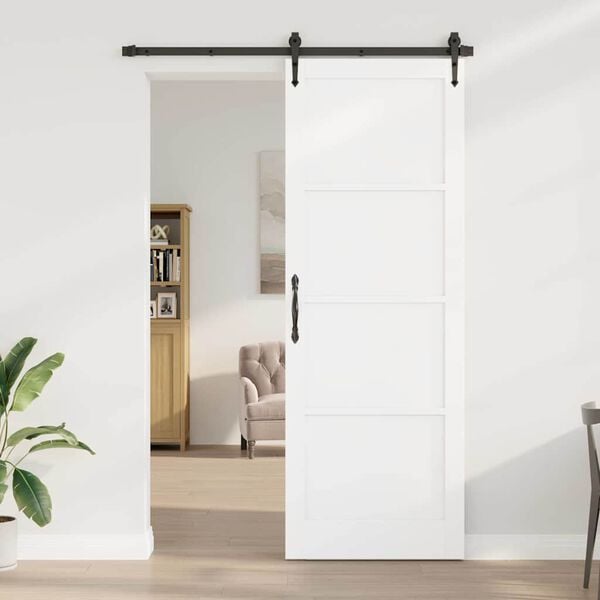 vidaXL Interior Door ORKDAL White 83 x 232 cm Plywood