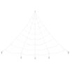 vidaXL Halloween Spider Decoration with Webs 4 pcs Black and white