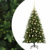 vidaXL Artificial Christmas Tree with Bauble 120 cm 150 LEDs