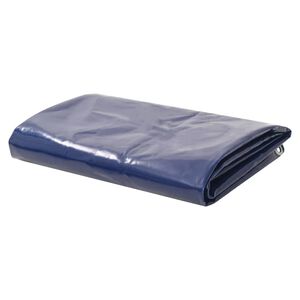 vidaXL Tarpaulins Blue 3 x 3 m Canvas with PVC Coating