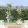 vidaXL Wedding Arch Gold 100 x 39 x 200 cm Steel