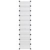 vidaXL Shoe Rack Transparent 44x32x174 cm PP