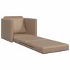 vidaXL Sofa Bed Cappuccino 74 x 77 x 81 cm Artificial Leather
