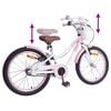 vidaXL Kids Bike 20'' for 6-11 Years Old Light Pink