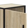 vidaXL Bedside Cabinets 2 pcs Sonoma Oak 40x31x50 cm Engineered Wood and Metal