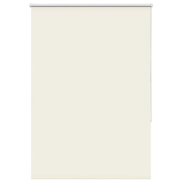 vidaXL Roller Blind Blackout Off White 90x175 cm Fabric Width 85.7 cm Polyester