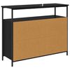 vidaXL Sideboard Black Oak 100 x 35 x 80 cm Engineered Wood