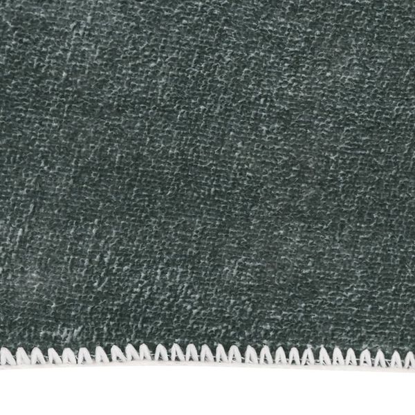 vidaXL Rug Washable Foldable Grey 140x200 cm Polyester