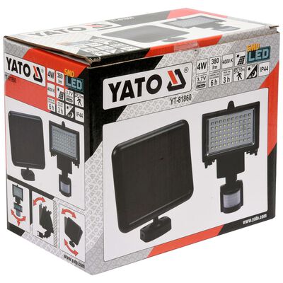 YATO Solar Floodlight with Sensor 4 W