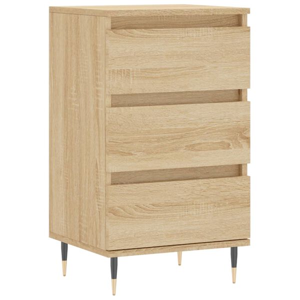 vidaXL Sideboard Sonoma Oak 40x35x70 cm Engineered Wood