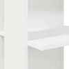 vidaXL Corner Desk with Storage with Shelf White 140 x 113.5 x 75 cm