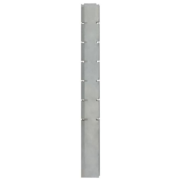 vidaXL Garden Fence Posts 20 pcs Silver 180 cm&nbsp;Galvanised Steel