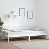 vidaXL Day Bed without Mattress White Solid Wood Pine 90x200 cm