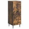 vidaXL Sideboard Smoked Oak 33 x 34.5 x 89.5 cm Engineered Wood
