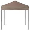 vidaXL Folding Party Tent Taupe 2x2 m