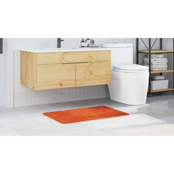 vidaXL Anti-slip Bath Mat Orange 60 x 90 cm PP