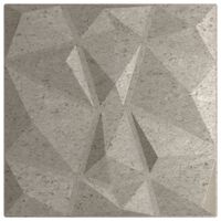 vidaXL Wall Panels 24 pcs Concrete Grey 50x50 cm XPS 6 m² Diamond