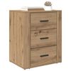 vidaXL Bedside Cabinet Artisan Oak 35 x 50 x 60 cm Engineered Wood