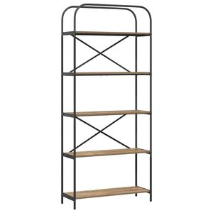 vidaXL Bookshelf Artisan Oak 80 x 30 x 183 cm Engineered wood