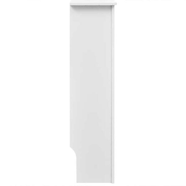 vidaXL Radiator Cover White MDF 172 cm