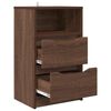 vidaXL Bedside Tables 2 pcs Brown Oak 40 x 30 x 467 cm Engineered Wood