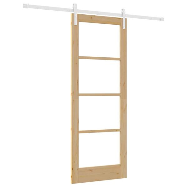 vidaXL Sliding Door ORKDAL Natural 78 x 202 cm
