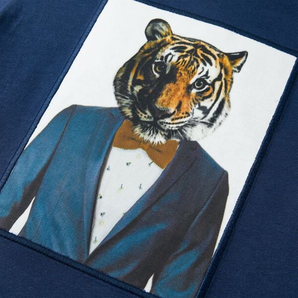 Kids' T-shirt with Short Sleeves Dark Blue 104