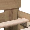 vidaXL Bed Frame Artisan Oak 193 x 95 x 88 cm Engineered Wood