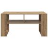 vidaXL Coffee Table Artisan Oak 92 x 49.5 x 45 cm Engineered Wood