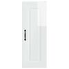 vidaXL Kitchen Cabinet Kalmar 2 pcs High Gloss White 30 x 31 x 80 cm