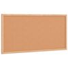 vidaXL Cork Board with Solid Pine Wood Frame 60x30 cm