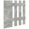 vidaXL Wall-Mounted Coat Rack Concrete grey 100 x 10 x 100 cm