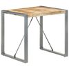 vidaXL Dining Table 80x80x75 cm Rough Mango Wood