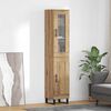 vidaXL Highboard Artisan Oak 34.5 x 34 x 180 cm Engineered Wood