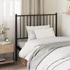 vidaXL Metal Replace Headboard Black 90 cm