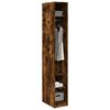 vidaXL Wardrobe Smoked Oak 30x50x200 cm Engineered Wood