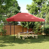vidaXL Party Tent Folding Burgundy 279 x 410 x 315 cm Oxford Fabric