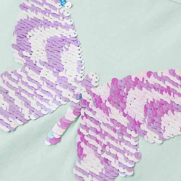 Kids' T-shirt with Cap Sleeves Light Mint 104