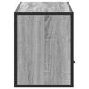 vidaXL TV Cabinet Grey Sonoma 100x31x39.5 cm Engineered Wood and Metal