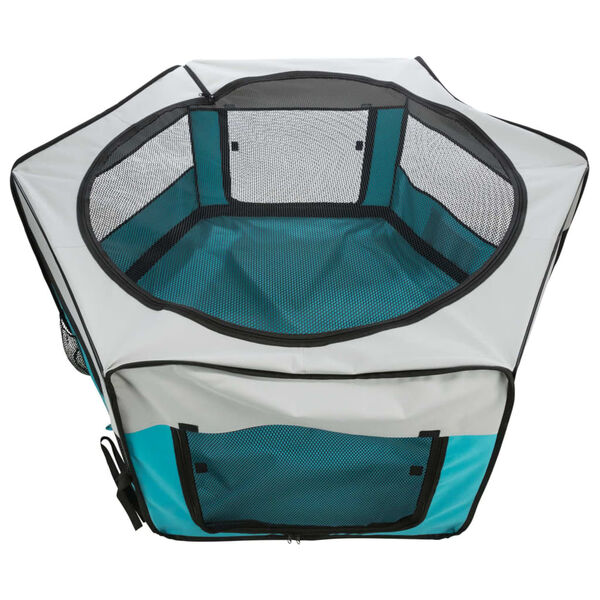 TRIXIE Run for Small Animals 150x65 cm Turquoise and Light Grey